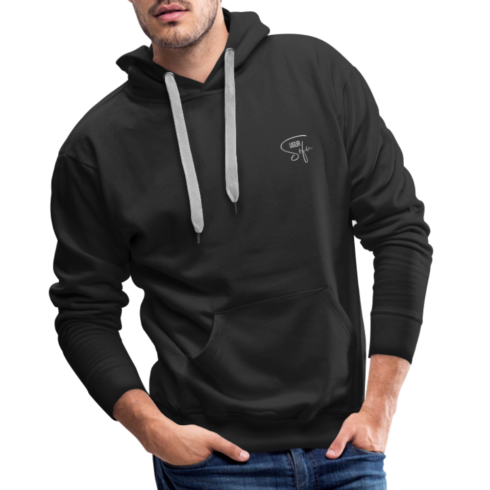 Männer Premium Hoodie - Schwarz