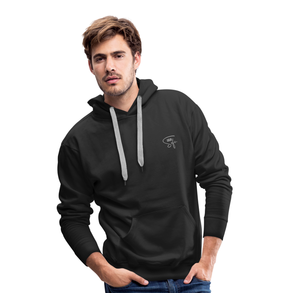 Männer Premium Hoodie - Schwarz