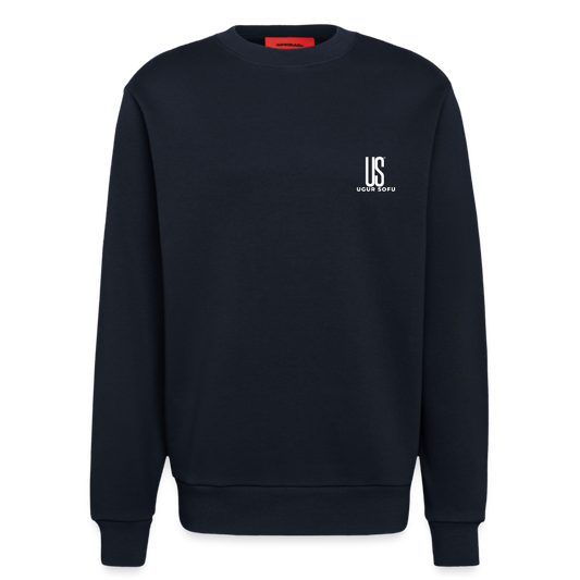 Organic Relaxed Crew Neck Made in EU - DARK NAVY