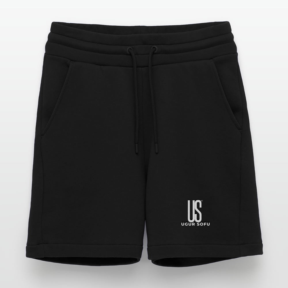 Organic Relaxed Shorts Made in EU - SOLID BLACK